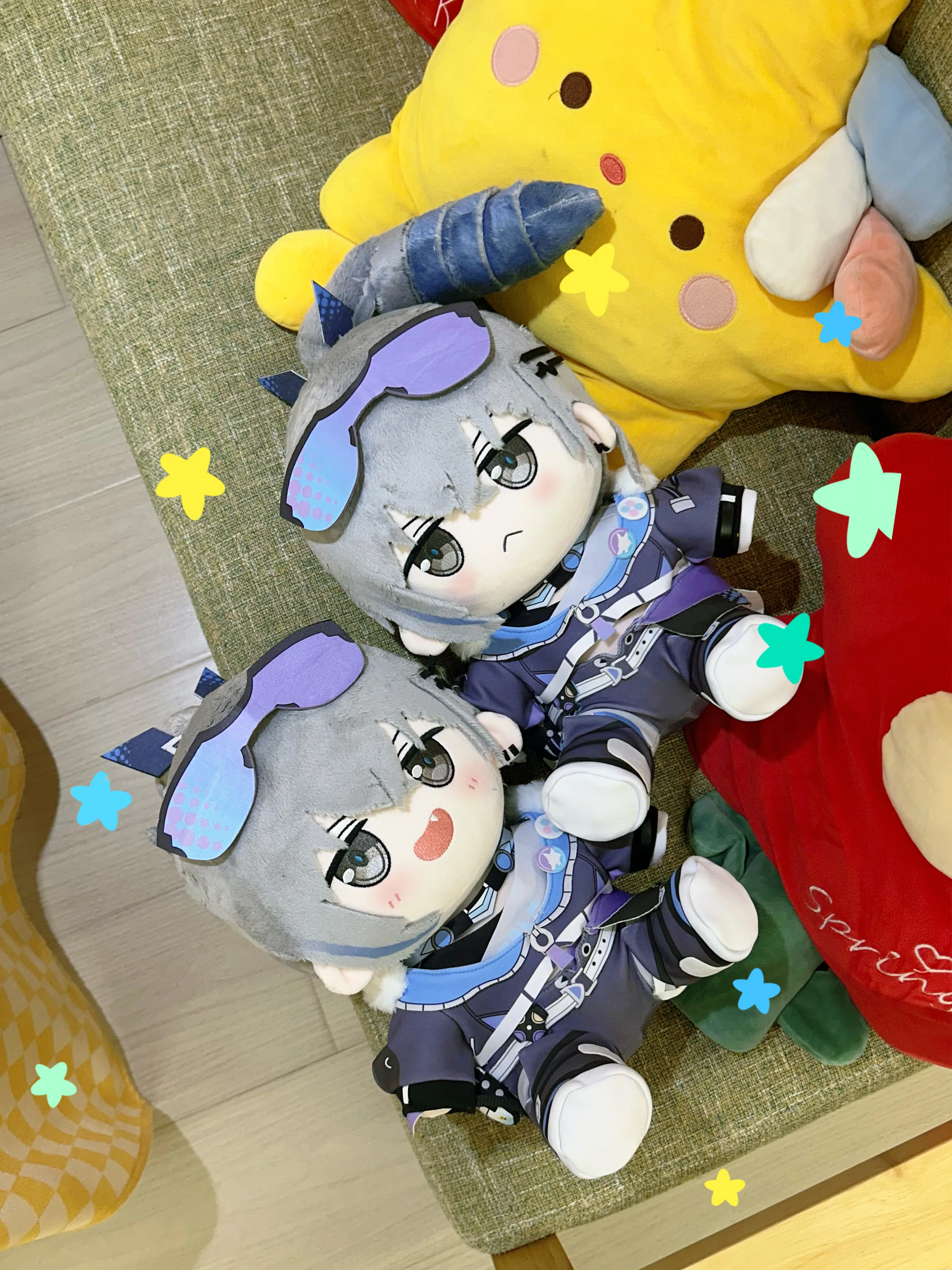 Anime Honkai: Star Rail Silver Wolf Stuffed 30cm Plush Cotton Doll Clothes Miękka poduszka Figurka anime Zabawka na prezenty dla dzieci