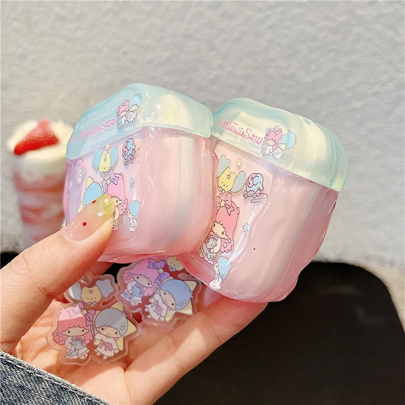 حافظة سماعة أذن لطيفة على شكل نجوم صغيرة لأجهزة Airpods Pro 1 2 3 4 Kiki Lala سماعات أذن بلوتوث واقية لغطاء Air Pro2 2nd Pro3