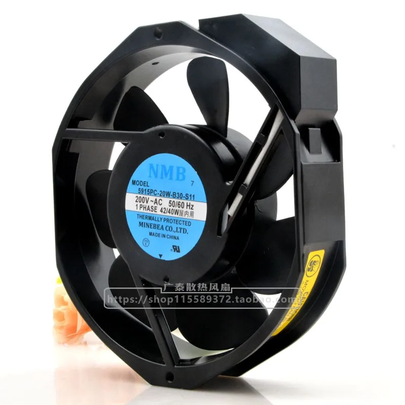 NEW ORIGINAL 5915PC-20W-B30-S11 200V 42/40W 17238 172x172x38mm COOLING FAN RADIATOR