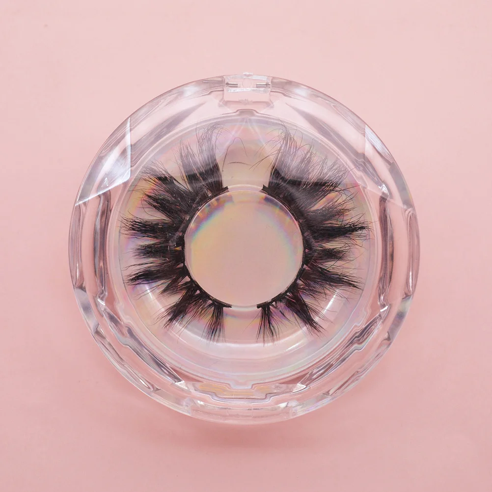 3 قطع من صناديق تخزين الرموش الشفافة لتنظيم الرموش الصناعية، حقيبة مكياج محمولة مدمجة لصالونات التجميل والاستخدام الشخصي #6