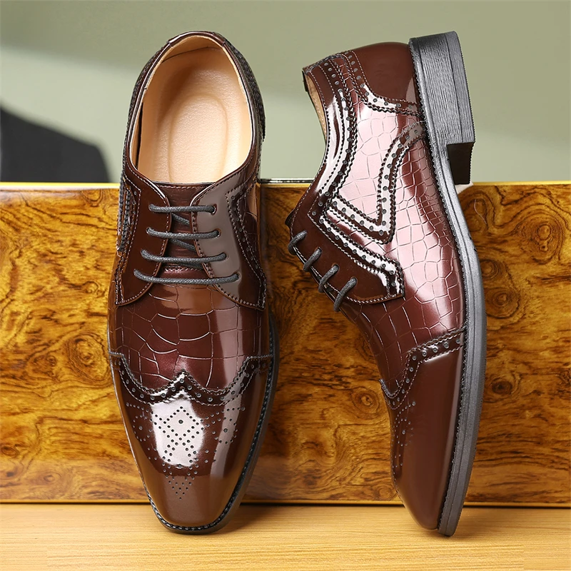 Britische Retro-Herrenschuhe, – Men'S Grooming Oxford Bewertung und Preis