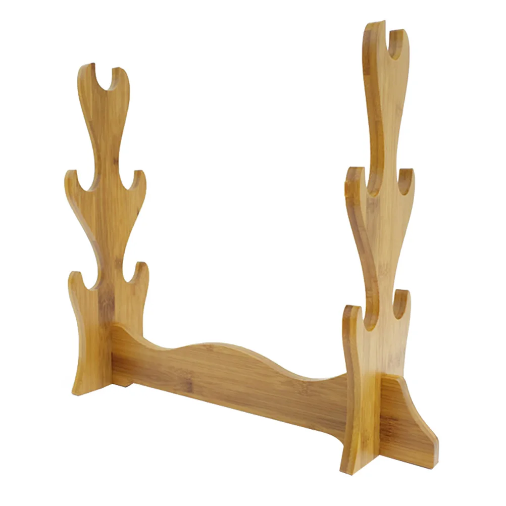 

Wooden Sword St Display Rack for Katana Wakizashi Home Five Tier Storage Martial Arts Collectors Shelf
