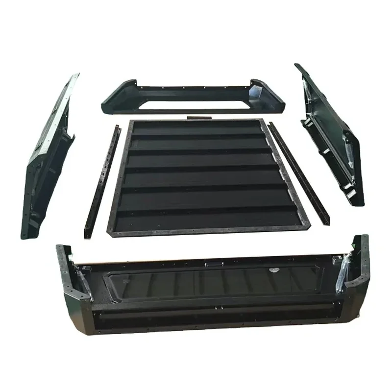 Top Hight Quality 4X4 Pickup Rear Hard Topper Aluminum Alloy Sliding Glass Split Truck Cover Canopy Great Wal