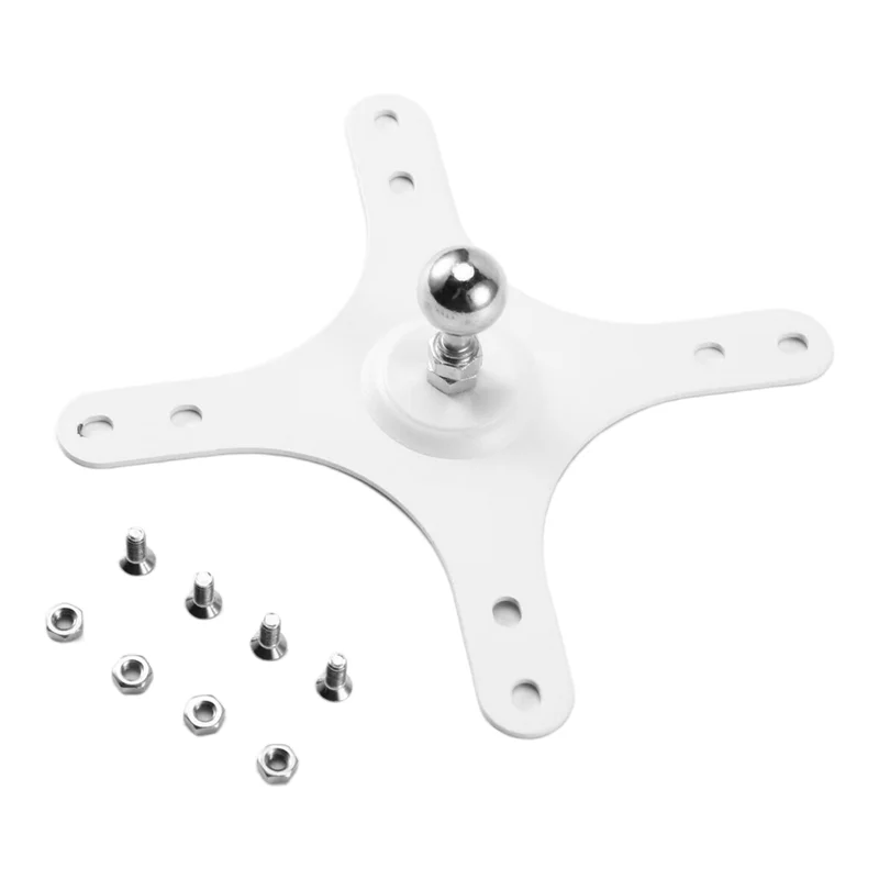 

C9-Portable Monitor Mounting Bracket Plate VESA With 17Mm Ball To 100X100mm 75X75mm Base Set Wall Mount Holder