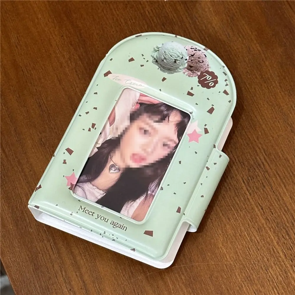 Cute 3 inch Kpop Album 32 Pockets Mini Idol Photo Holder Gift Photocard Holder