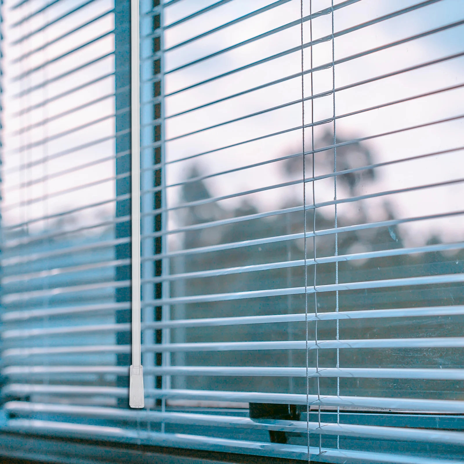 

4Pcs Plastic Blinds Wands Transparent Handles for Vertical Blinds Home Office Easy to Use and Store Curtain Accessory