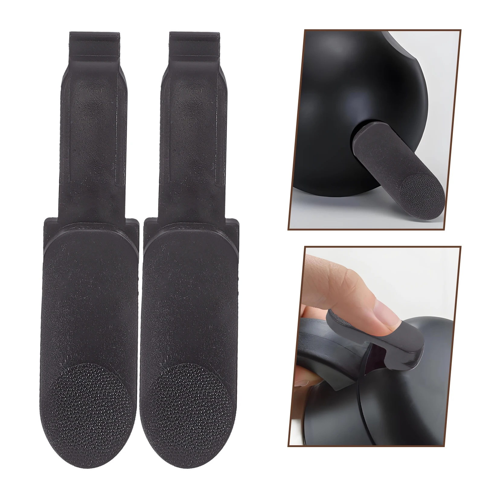

4 Pcs Lid Button Hot Water Jug Replacement Part Keep Warm Black Kettle Accessory