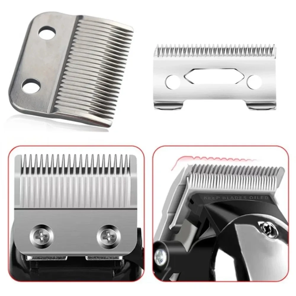 Kemei KM-809A Professioneller Haarschneider, verstellbarer Haarschneider für Männer, elektrisch, leistungsstarker Bart, wiederaufladbarer Haarschneider – Detail 18