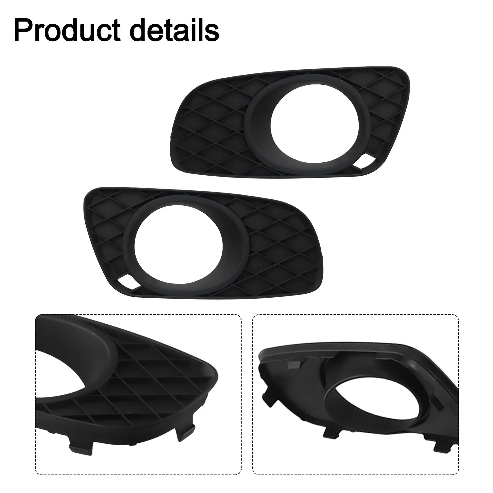 

For Vehicle Fog Lights Front Fog Light Cover Fog Light Lamp Cover OEM Number: 4518260118 High-quality Materials