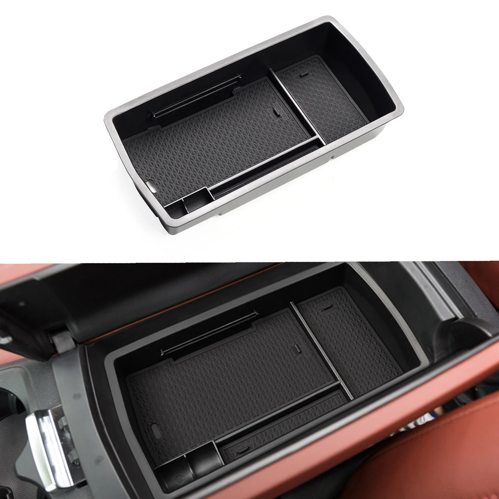 

for Peugeot 3008 4008 5008 2017 - 2023 GT Central Console Armrest Storage Box Stowing Tidying Accessories