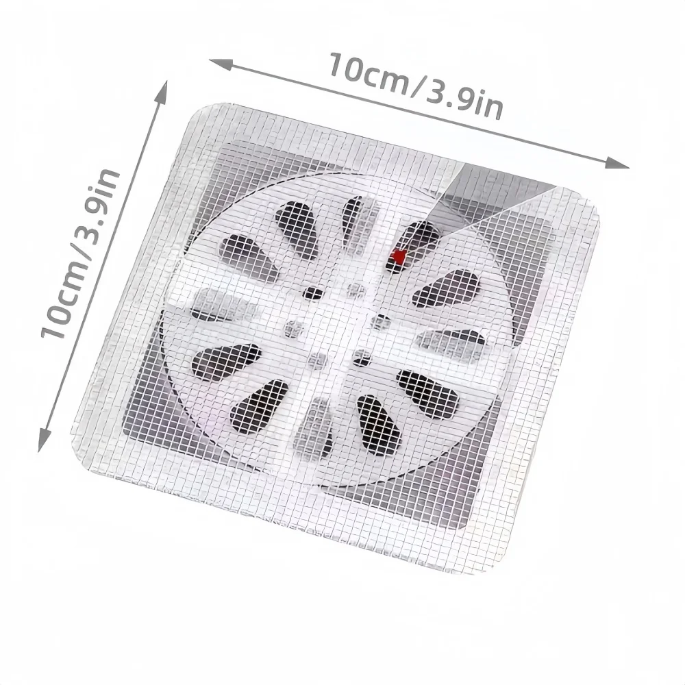 10/30/50/100PCS Disposable Floor Drain Stickers Capturing Hair Prevent Clogging Sewers Bathroom Sewers Kitchen Sink Filters