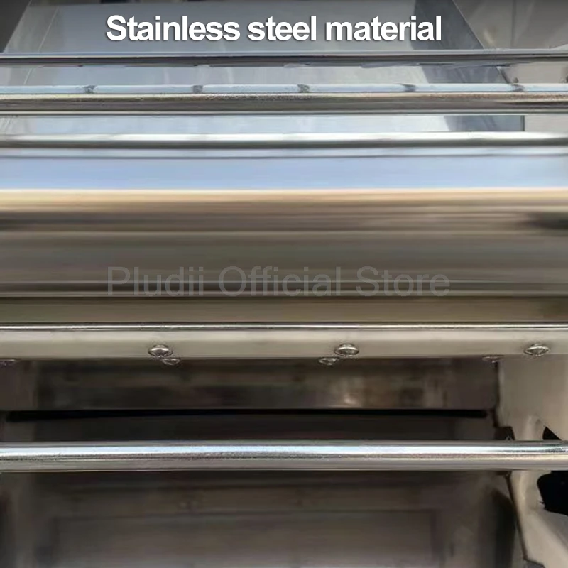 2200W Stainless Steel Noodle Maker Stainless Steel Dough Press hine Desktop Den Adjus Thickness For Bread Bun Pasta