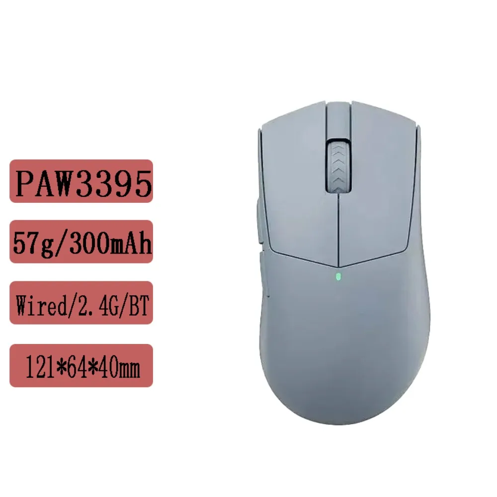 

CARPO V903 Lightweight 57G Wired Wireless Bluetooth 3395 NORDIC Tri-mode Gaming Mouse Right Hand Office Ergonomic OpticalEsport