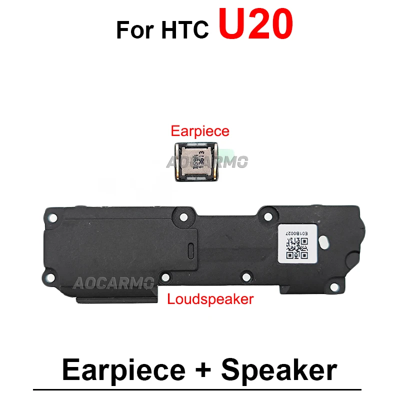 For HTC U11 U12+ U12 Life U20 Bottom Loudspeaker Top Earpiece Speaker Replacement Repair Parts