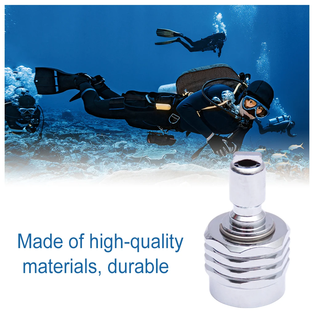 Afbeelding 4: Duiken BCD Man-vrouw Connector 9/16-18 UNF Voor Regulator Adapter Aansluiting Quick Release Accessoires