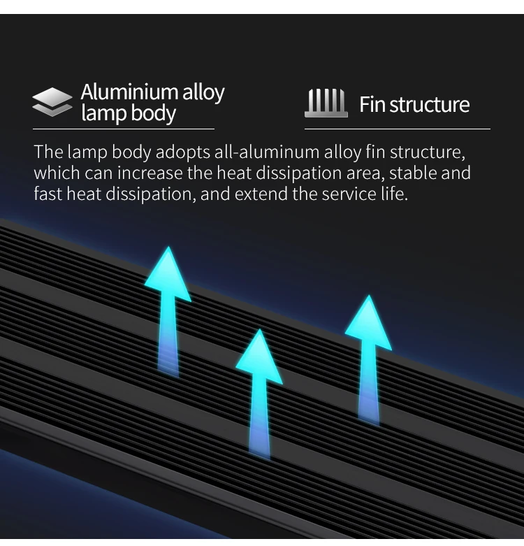 WEEK AQUA L Series APP التحكم باهتة ومؤقت RRB + UVA إضاءة حوض السمك مصباح ليد مزروع #3