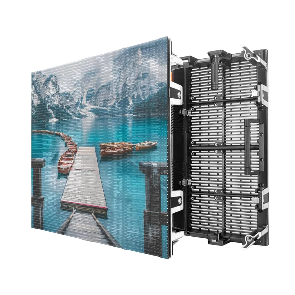 Waterproof Full Color High Brightness Transparent LED Grille Mesh Grid Screen Display for Shop Window