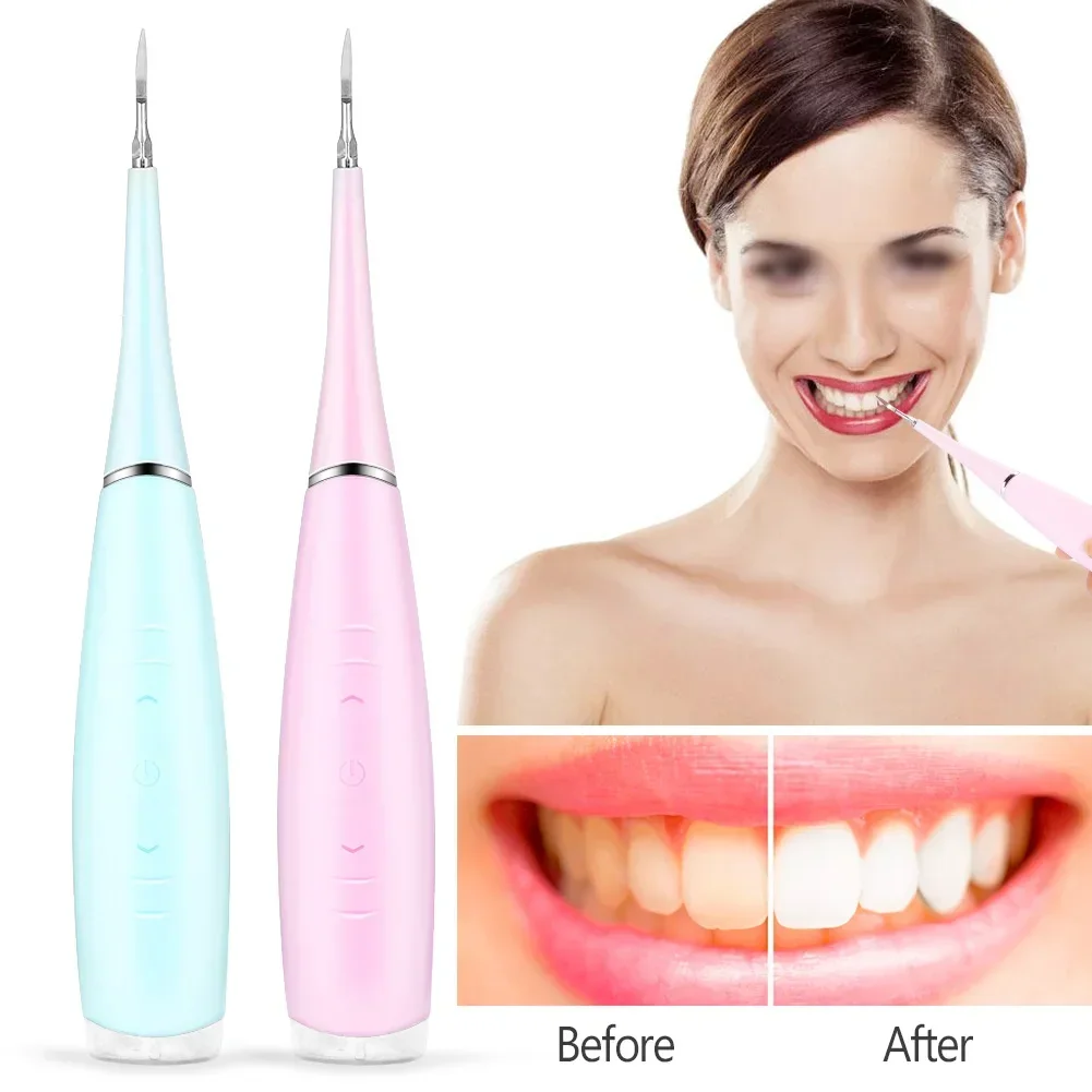 

Tooth Calculu Remover Tooth Stain Tartar Clean Tool Dentist Whiten Teeth Care Oral Hygiene Portable Electric Sonic Dental Scaler