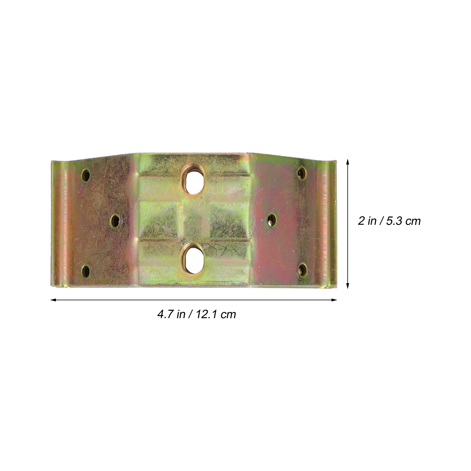 

10pcs Table Leg Corner Brackets Connecting Plates for Furniture Fitting Double Hole Design Durable Iron Hardware