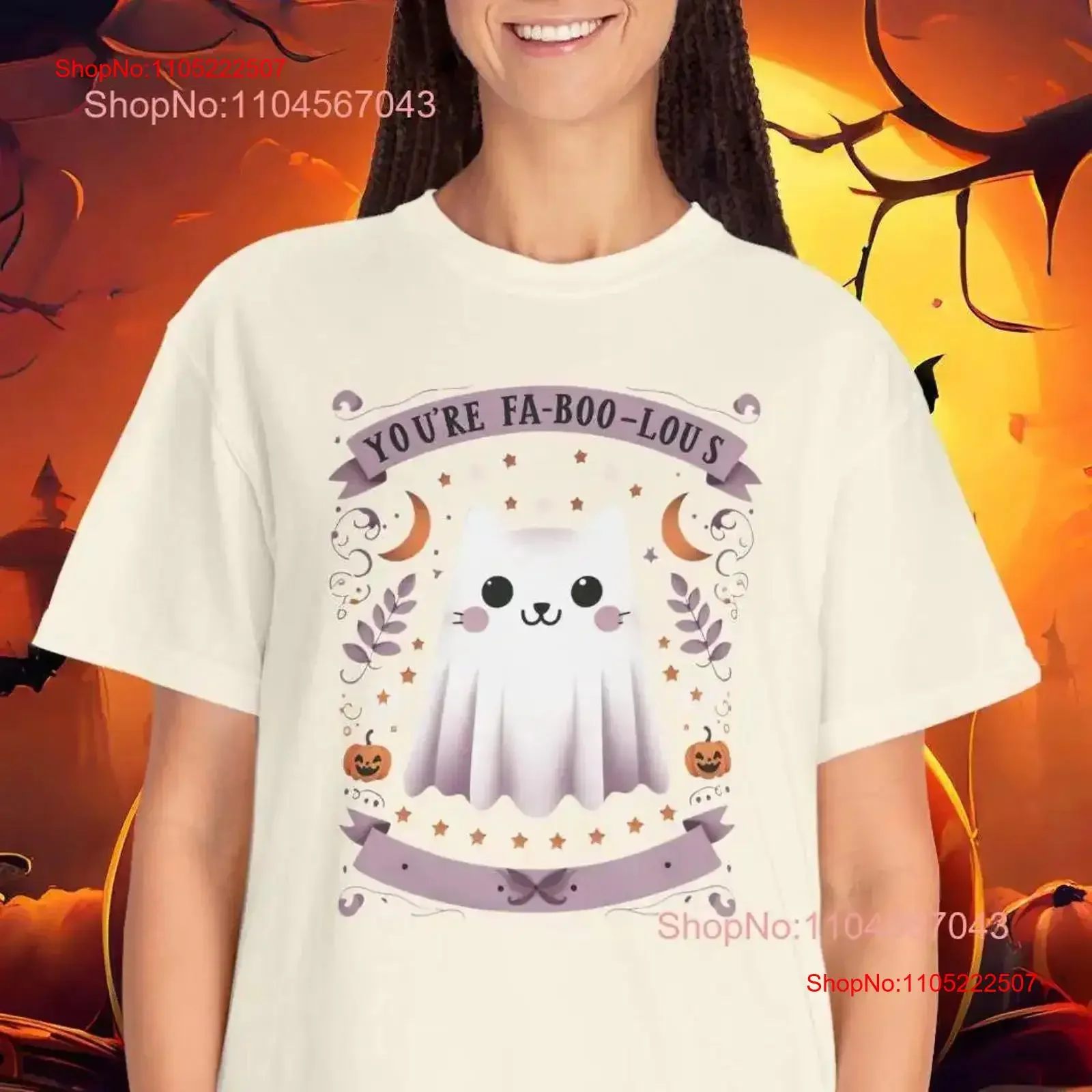 Halloween Cat T Shi…