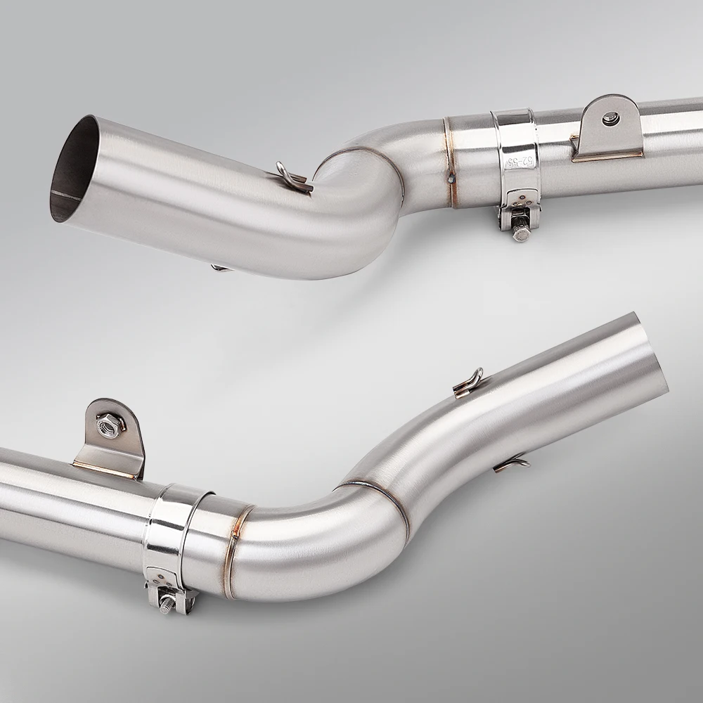 QJ SRK250RS Motorcycle Exhaust – Full System Stainless Steel Header Pipe Connects to 51mm Exhaust