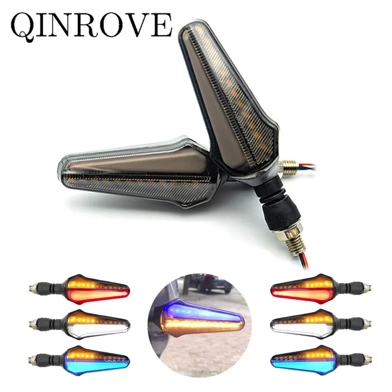 Motorcycle LED Turn Signals 10MM ABS Blinkers Strobe Lamp 12V Universal for Ducati Monster 696 937 Scrambler 800 Hypermotard 950