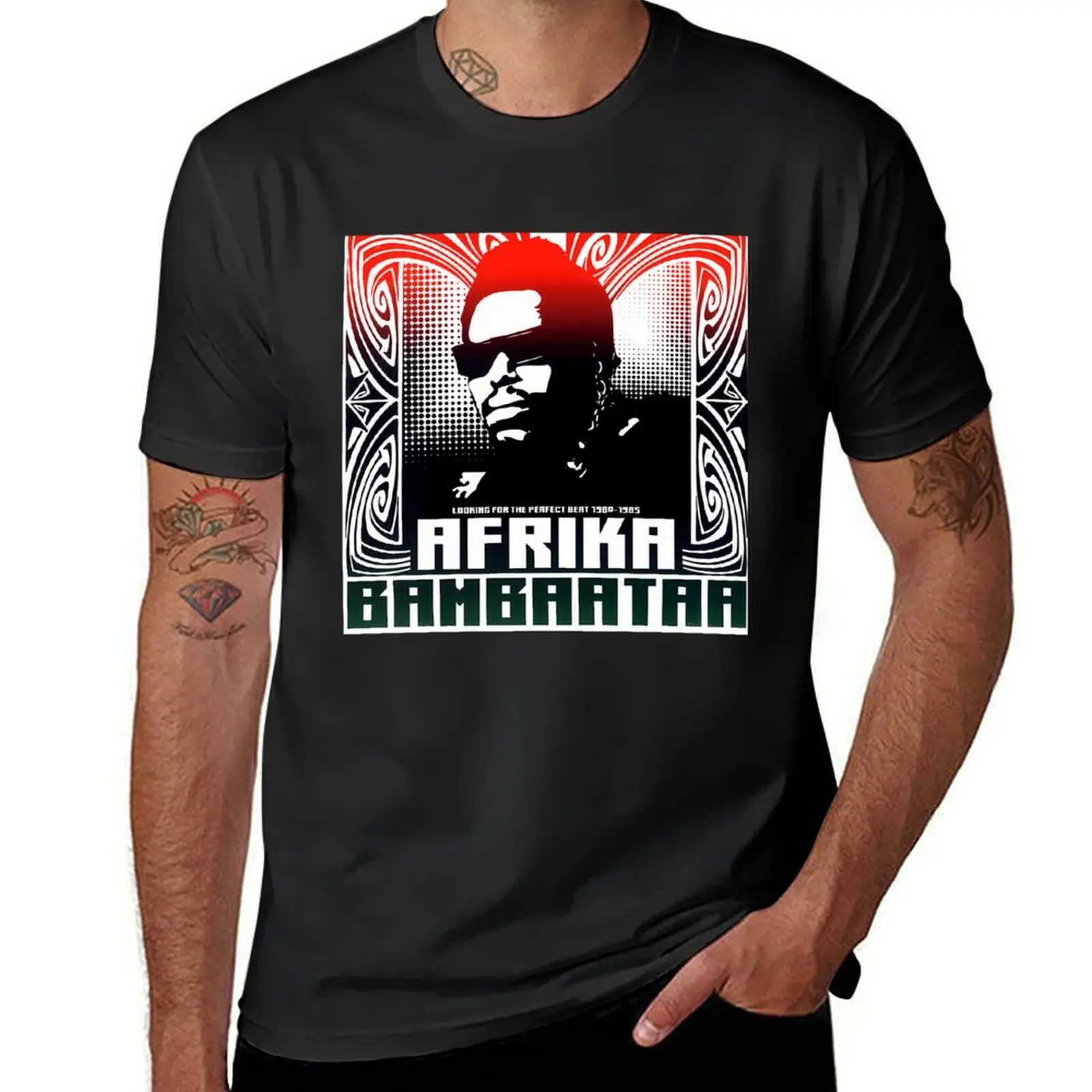 

Afrika Bambaataa T-Shirt aesthetic clothes oversizeds cute tops boys whites heavyweight t shirts for men