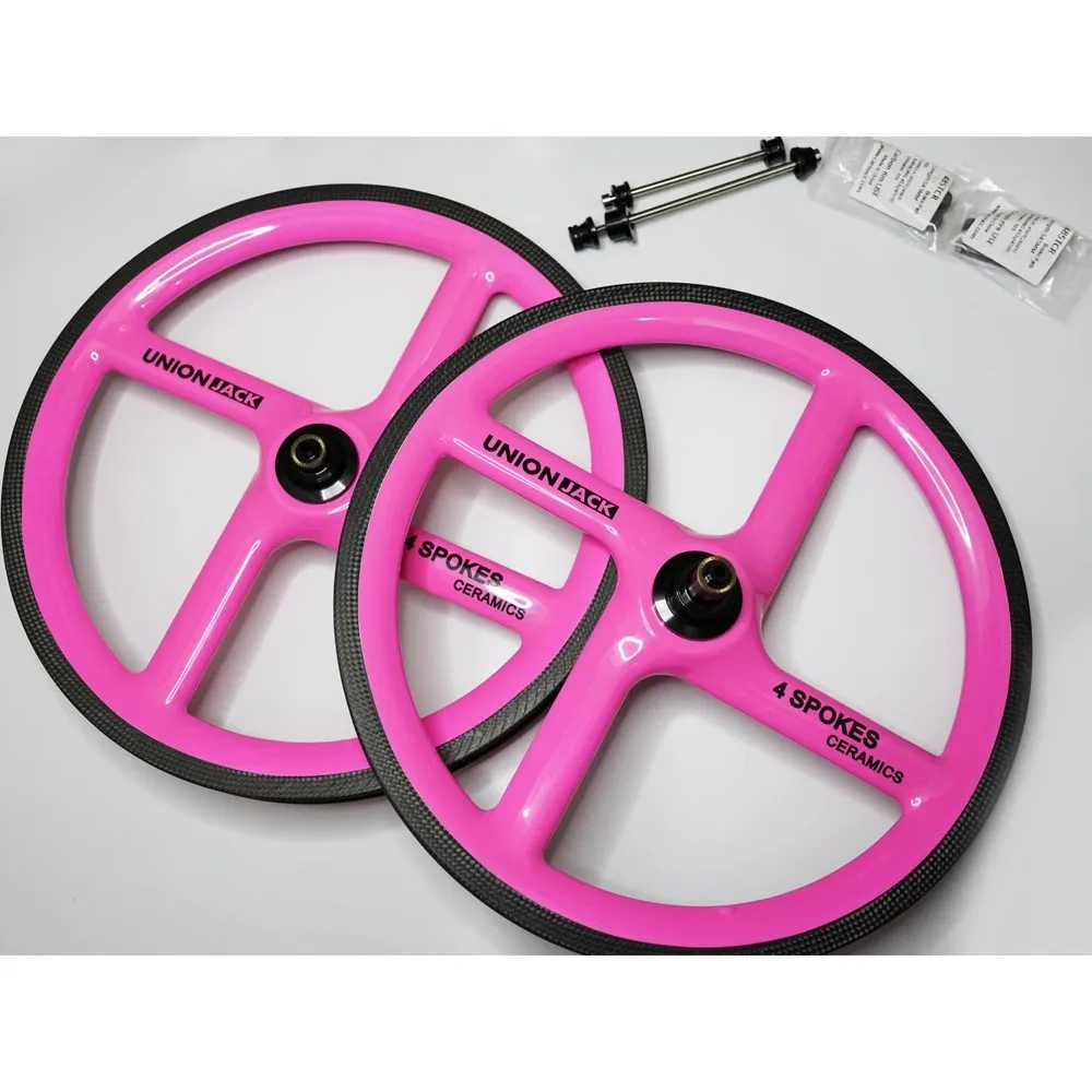 Unionjack 349 carbon wheels for brompton rim super light A C P Tline