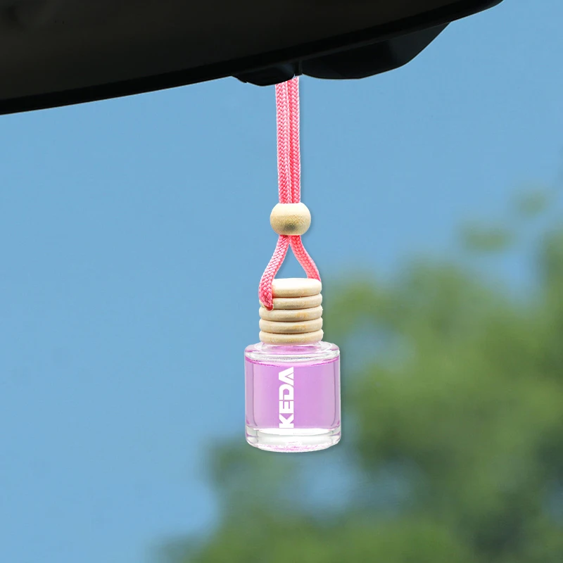 Fashionable trend car decorative air freshener, equipped with cork rope and vent clips