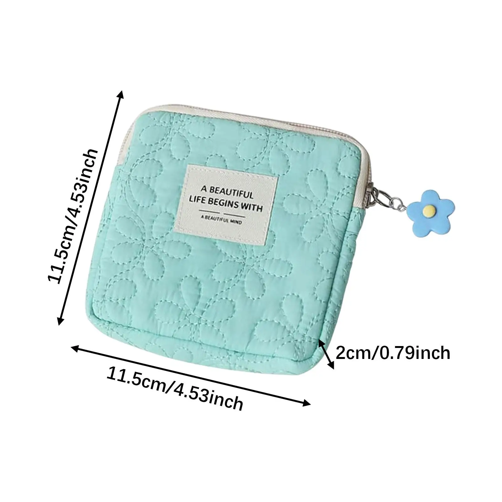 ถุงเก็บผ้าเช็ดปาก กระเป๋าเครื่องสำอางขนาดเล็ก อุปกรณ์เสริมการเดินทาง น่ารัก นำกลับมาใช้ใหม่ได้ แฟชั่น