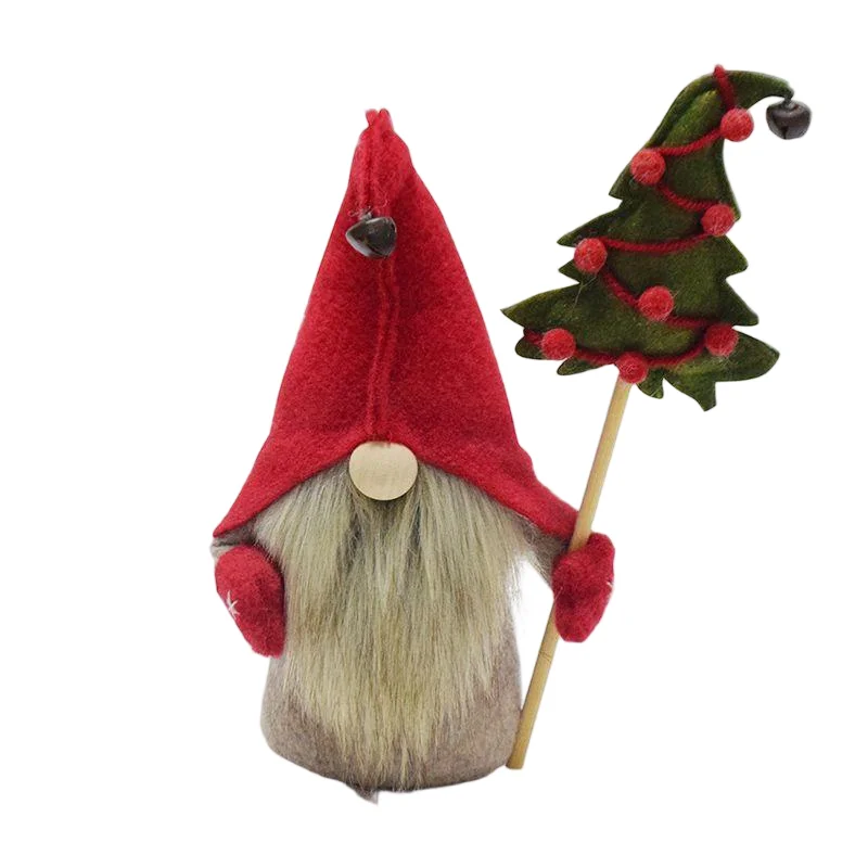 

Hot Sale Christmas Dolls 8 Inch Faceless Doll Forest Old Man Fast Shipping Holiday Ornament Decoration For New Year DIY Decorate