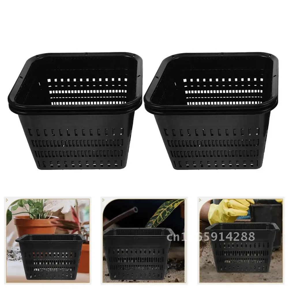 

8 шт. корзина для водных растений, корзины для пруда, кашпо для горшков, посадка овощей, гидропоника