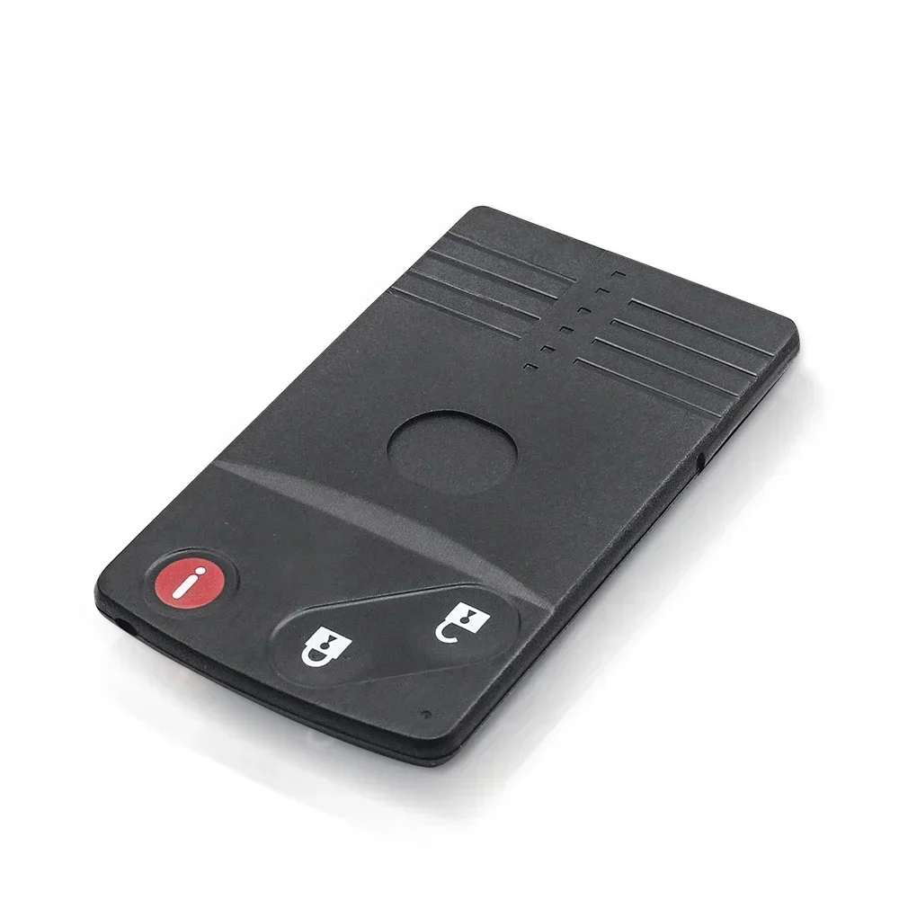 Dandkey Car Remote Key Shell Fob Blank 2/3/4 Buttons For Mazda 5 6 CX-7 CX-9 RX8 Miata Replacement Smart Card Uncut Case Cover
