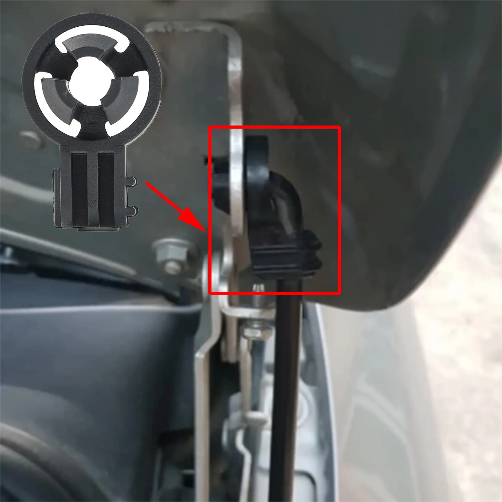 Engine Hood Support Bonnet Rod Stay Bracket Buckle Clip Plastic OE 5M0823395A For Skoda Fabia II Roomster Octavia Rapid