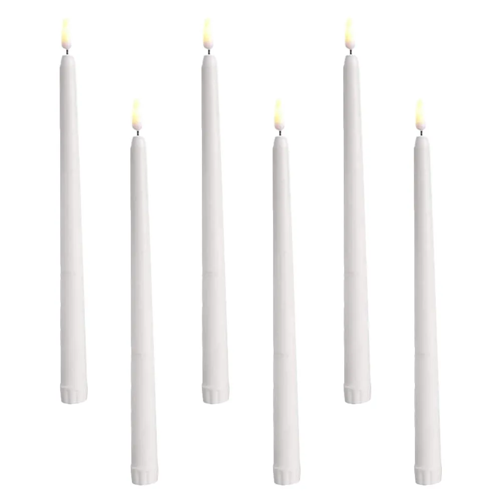 6Pcs LED Lamps Electronic Decorative Lights Realistic Flickering Effect Home Garden Wedding Halloween Party