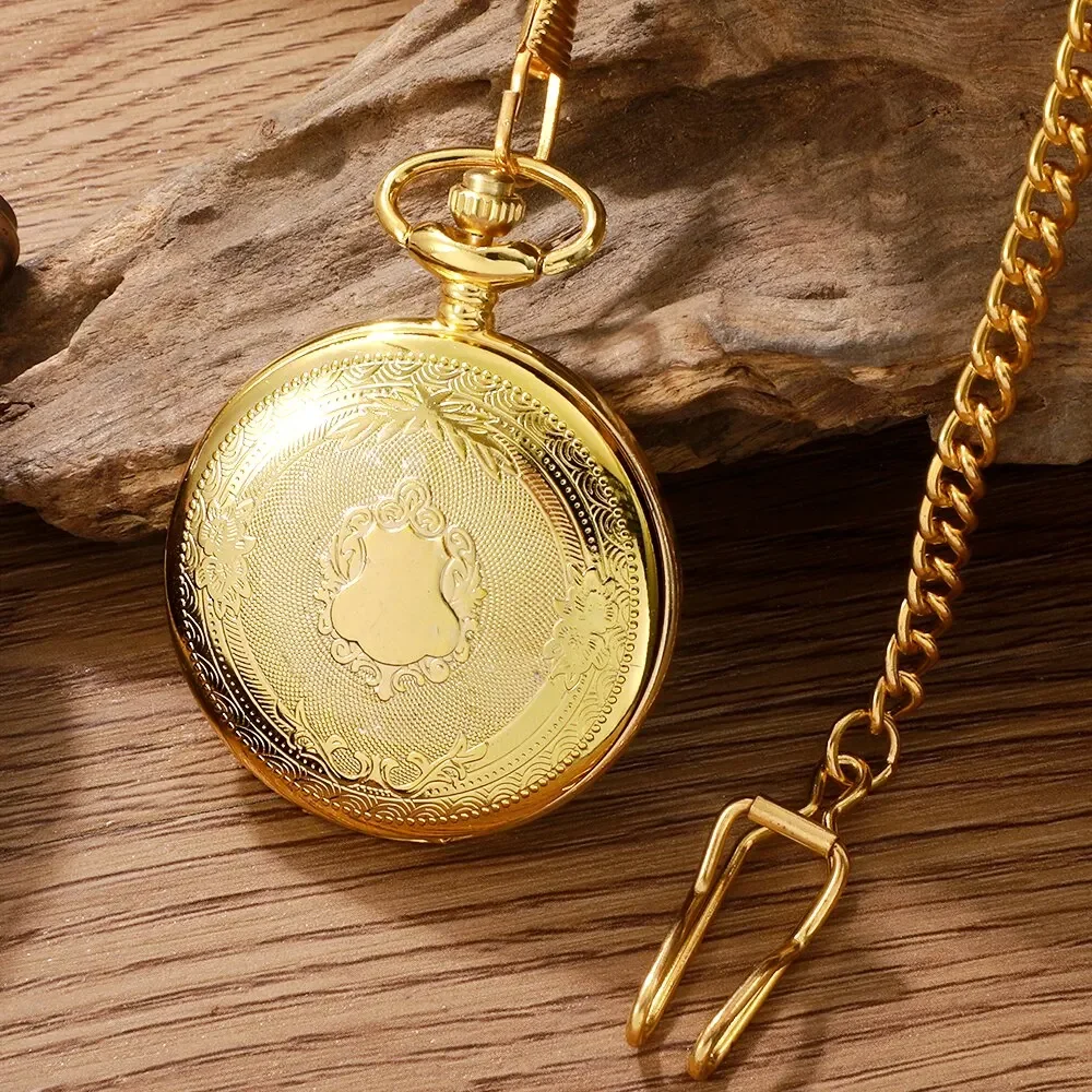 العتيقة Steampunk خمر الأرقام الرومانية كوارتز ساعة الجيب متعدد الألوان حالة قلادة قلادة ساعة سلسلة الرجال النساء