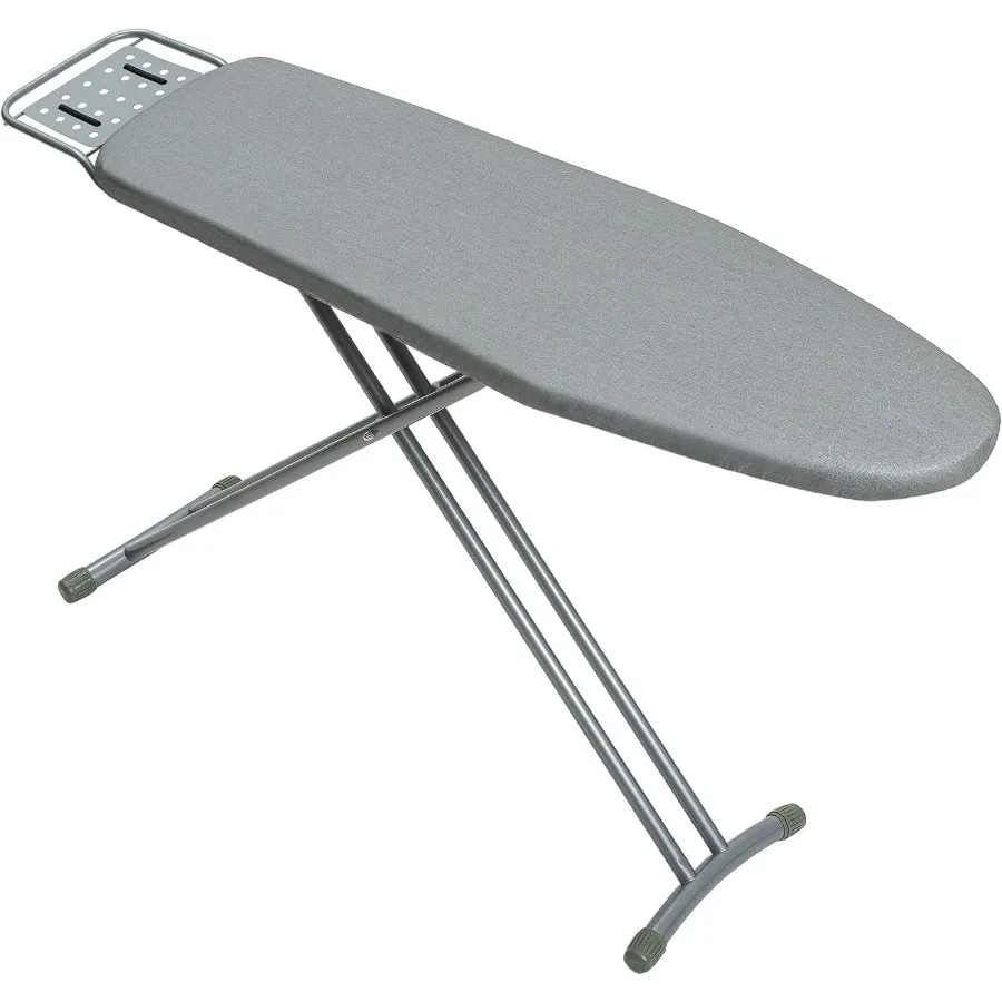 

Ironing Board Full Size, 43"x13" Sturdy Heavy Duty Iron Board with Iron Rest, Heat Resistant Cover with Ultra Thick Padding, Hei