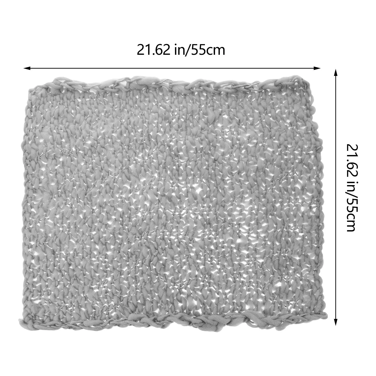 بطانية أطفال من الصوف المحبوك يدويًا، دعامة صور لحديثي الولادة، مريحة ومتينة وقابلة للغسل، وخلفية كبيرة وفريدة من نوعها لالتقاط الصور