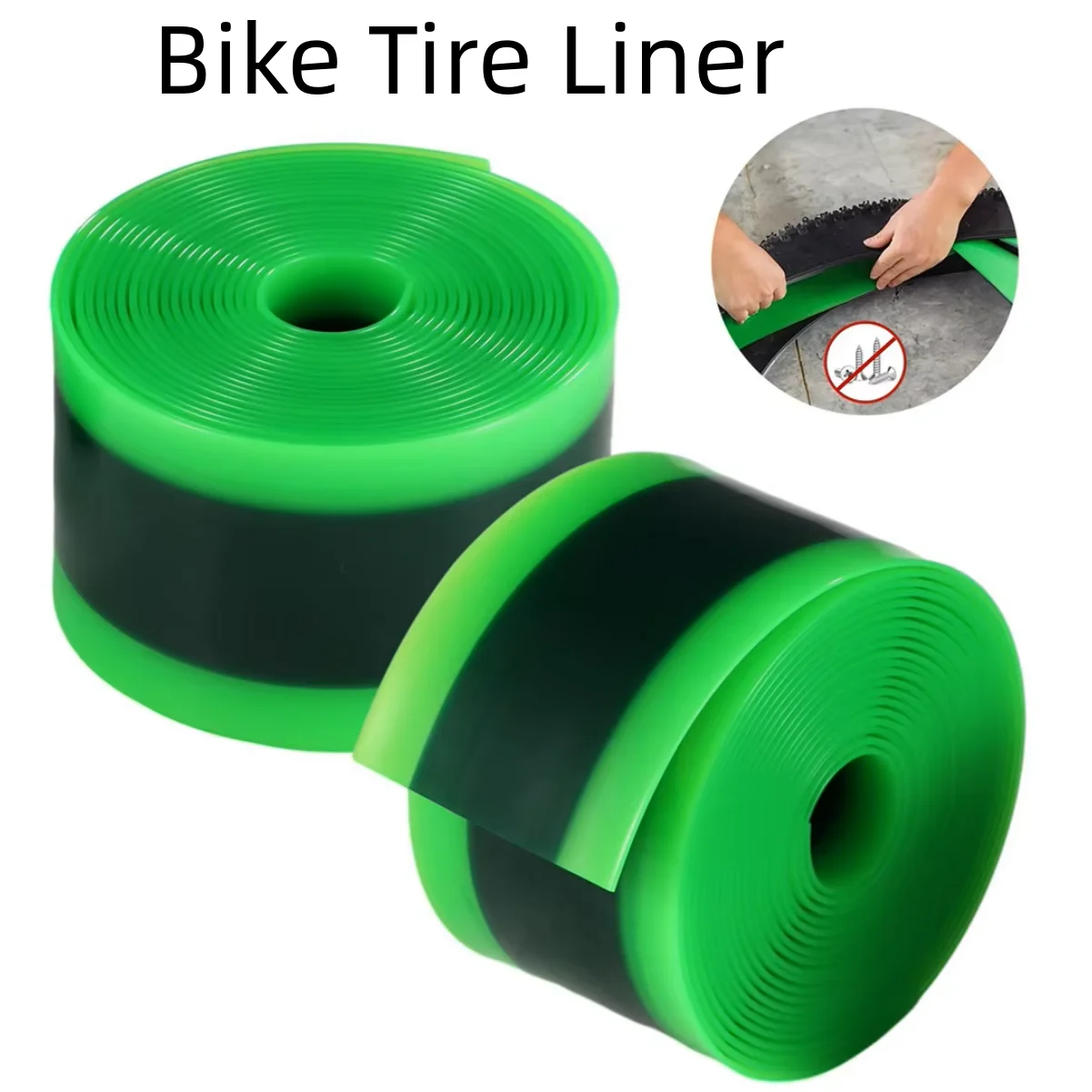 

Комплект вкладышей для велосипедных шин для повышенной защиты. Подходит для езды на горных велосипедах. Для материала ТПУ в упаковке из двух шт.