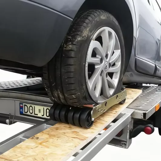 

Wheel Skate 12 Solid Rubber 12.5CM Diameter Wheels Rolling Trolley: Essential Road Rescue Helper