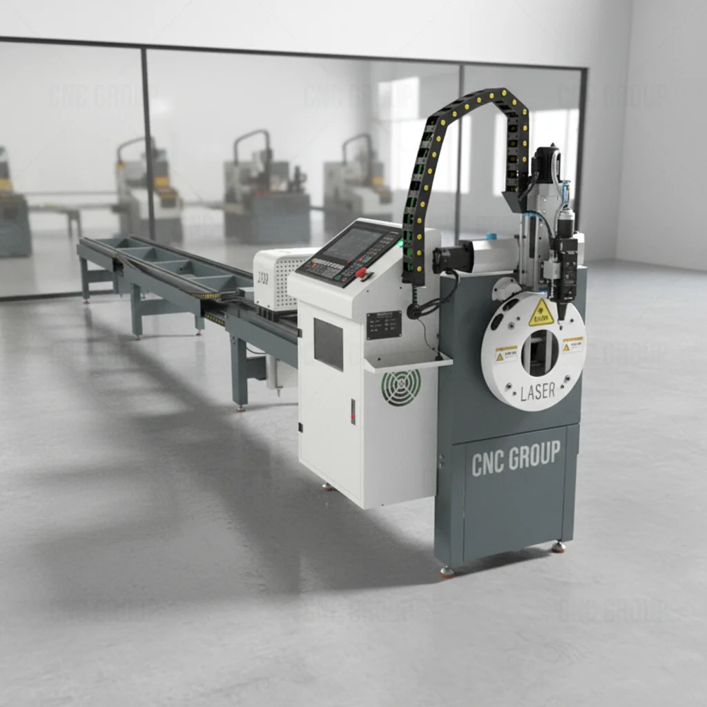 

Cnc Automatic Fiber Laser Pipe Cutting Machine Simple Tube Machines for Carbon Steel Iron Metal 1500w High Precision Cutter