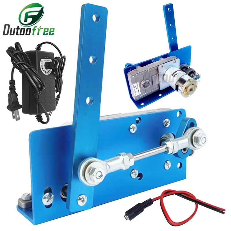 

DC 12V/24V Gear Motor Automatic Wobbler Machine DIY Design DC Reciprocating Rocking Motor Swing Angle Adjustable 20-120 Degree