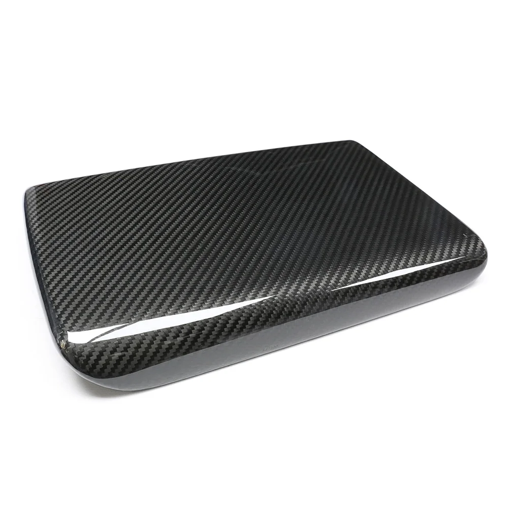 

Carbon Fiber Interior Armrest Box Cover Trim for Tesla Model Model X S 2023+