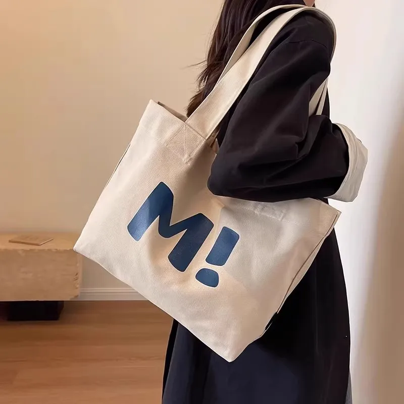 Bolso de lona informal de gran capacidad para mujer, bolso de hombro de viaje, Retro, múltiples bolsillos para el trabajo, compras, senderismo, uso diario