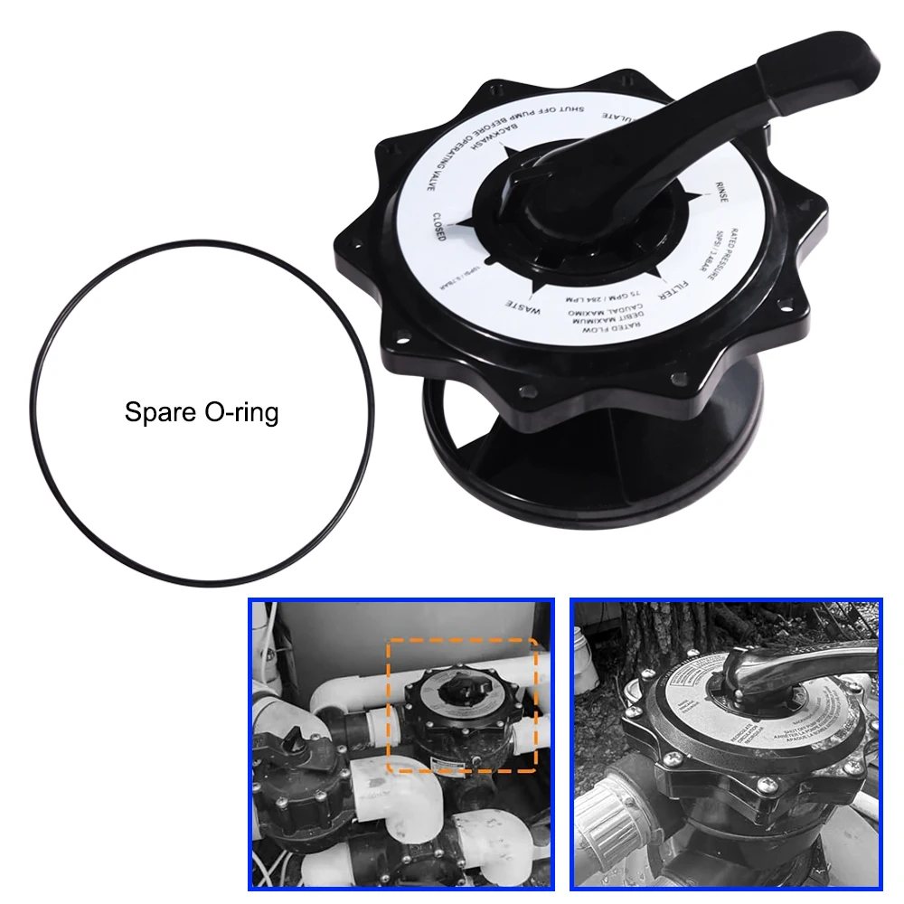 Sand Filter Top Mount Kit SPX0715BA3 Valve Cover For Swimming Pool System ABS Plastic Construction High Pressure Resistance - view 2