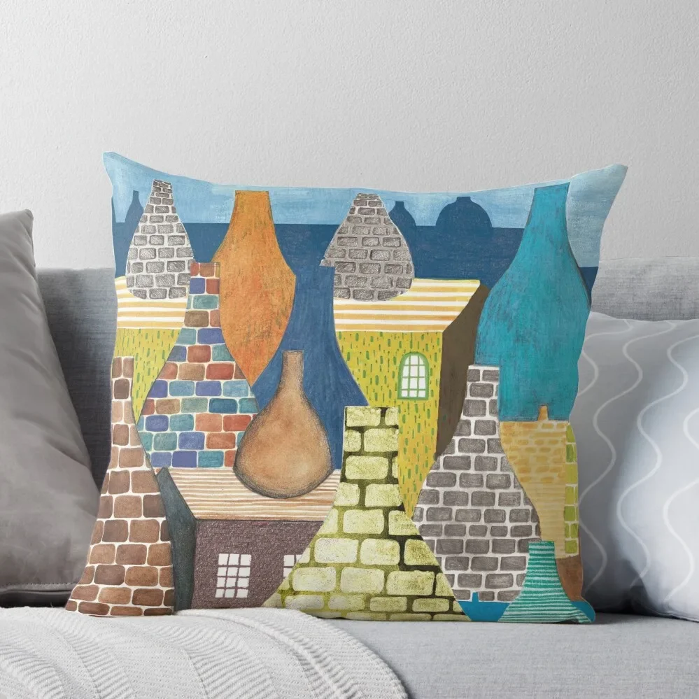 

STOKE ON TRENT: POTTERIES Throw Pillow Christmas Pillow Cases Decorative Cushions For Living Room