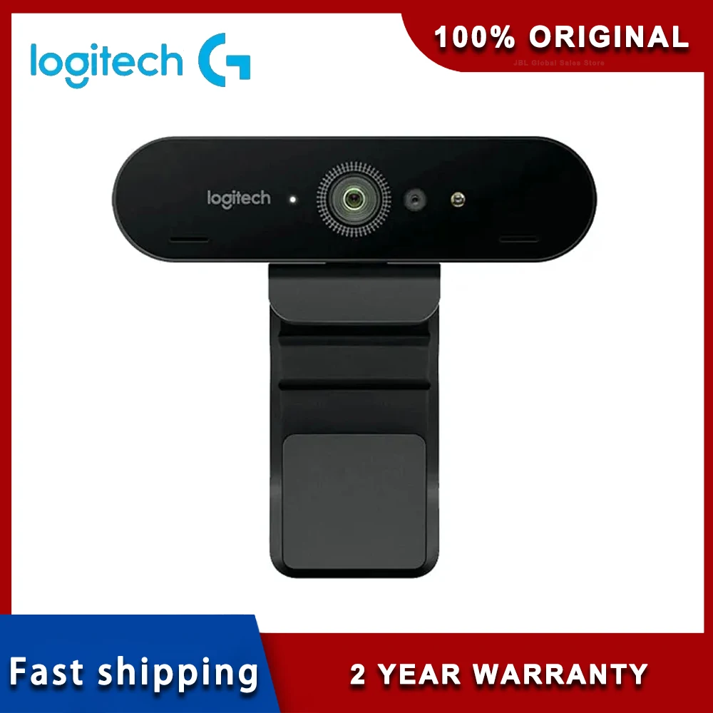 Logitech BRIO C1000e 4K Ultra HD 1080p Webcam Built-in-microphone Wide Angle Camera Video Conference Webcam