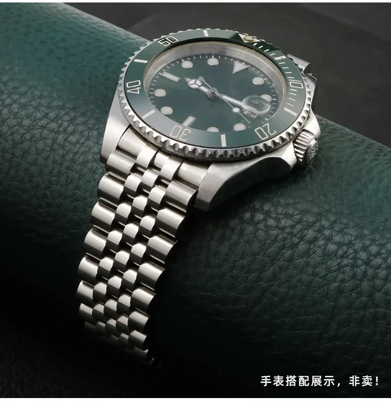20mm Jubilee 904 Watchband For Rolex Sub GMT Yacht Daytona Men's Strap Luxury watch chain Mod Parts Replacement Accessories image 5