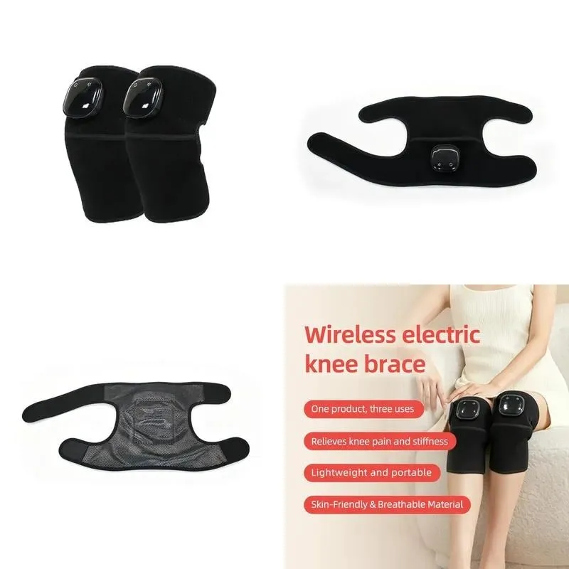 for Unisex Wearable Graphene Heated Knee Pads Adjustable Electric Heated Knee Pads Portable Knee Pads for Joint Pain Relief