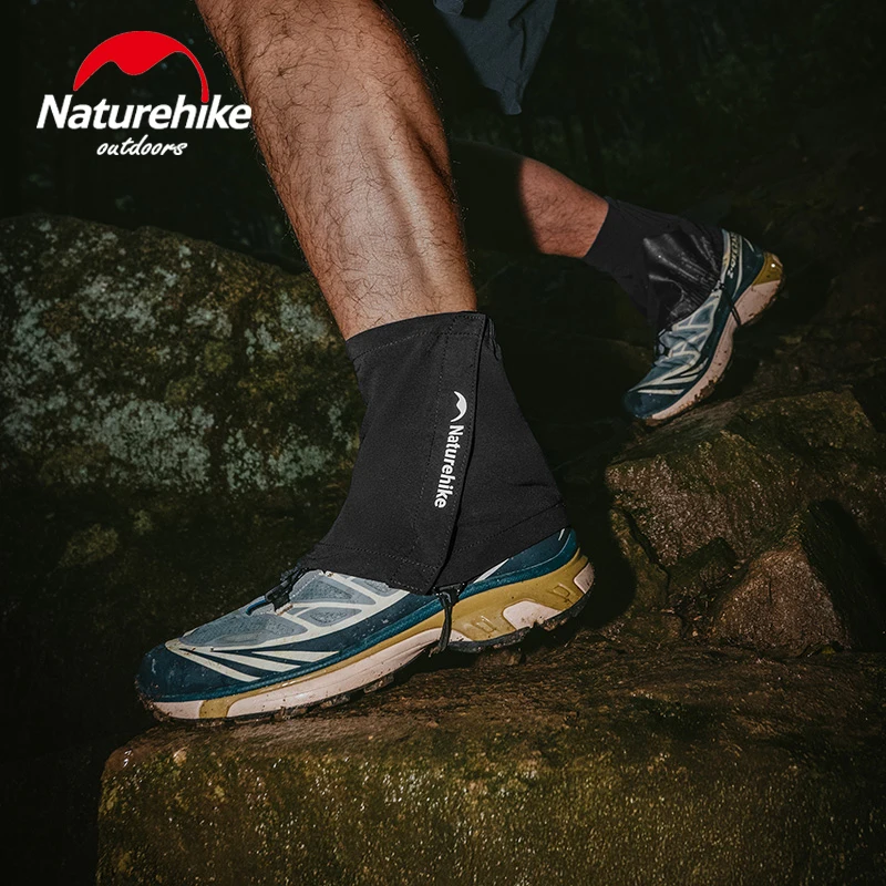 Легкие треккинговые гетры Naturehike, водонепроницаемые, дышащие, с защитой от песка, для бега по пересеченной местности и снежных условий, для мужчин и женщин.